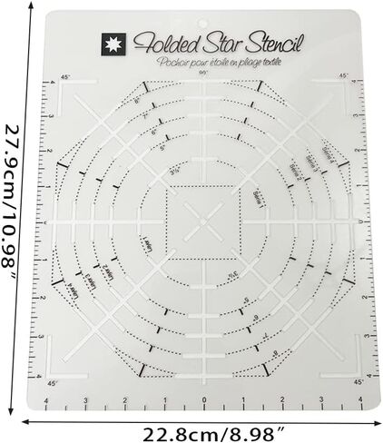 مطوية ستار وسادة ساخنة التواصل قوالب الخياطة دليل الاستنسل حاكم 9 ''x 11'' PET وسادة اللحف للمبتدئين الحرف اليدوية in Kuwait