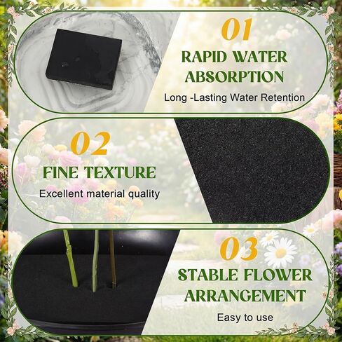 Acellegic 12 Pack Floral Foam Round Bowls Kit Large Size 6.3 Inch Round Floral Supplies DIY Flower Foam with Bowl for Flower Arrangements Birthday Wedding Party Decoration Table Centerpiece in Saudi Arabia
