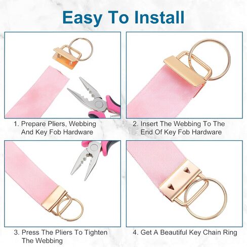 100 قطعة من أجهزة Keyfob، مجموعة أجهزة Keyfob مقاس 1 بوصة، 5 ألوان من أجهزة الحبل مع سلسلة مفاتيح حلقة المفاتيح، لوازم صنع سلسلة المفاتيح لسوار سلسلة المفاتيح، الحبل، مستلزمات الحرف اليدوية للهدايا in Saudi Arabia
