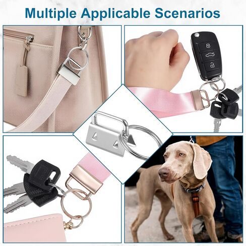 100 قطعة من أجهزة Keyfob، مجموعة أجهزة Keyfob مقاس 1 بوصة، 5 ألوان من أجهزة الحبل مع سلسلة مفاتيح حلقة المفاتيح، لوازم صنع سلسلة المفاتيح لسوار سلسلة المفاتيح، الحبل، مستلزمات الحرف اليدوية للهدايا in Saudi Arabia
