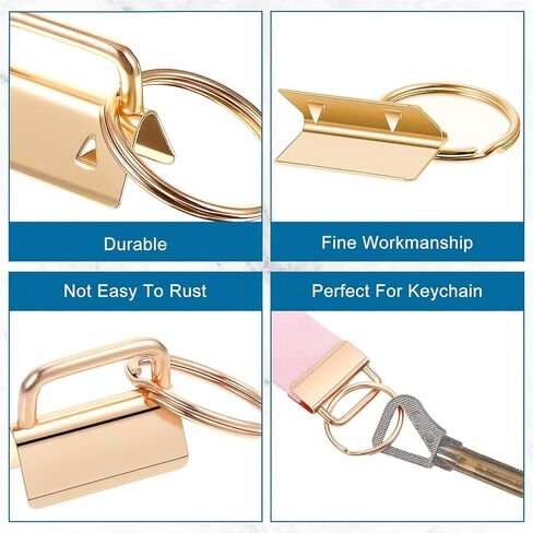 100 قطعة من أجهزة Keyfob، مجموعة أجهزة Keyfob مقاس 1 بوصة، 5 ألوان من أجهزة الحبل مع سلسلة مفاتيح حلقة المفاتيح، لوازم صنع سلسلة المفاتيح لسوار سلسلة المفاتيح، الحبل، مستلزمات الحرف اليدوية للهدايا in Saudi Arabia