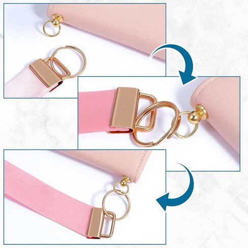 100 قطعة من أجهزة Keyfob، مجموعة أجهزة Keyfob مقاس 1 بوصة، 5 ألوان من أجهزة الحبل مع سلسلة مفاتيح حلقة المفاتيح، لوازم صنع سلسلة المفاتيح لسوار سلسلة المفاتيح، الحبل، مستلزمات الحرف اليدوية للهدايا in Saudi Arabia