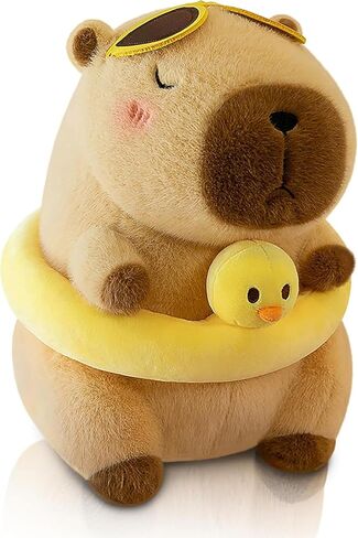 Cute Capybara Plush, 10 Inch Capybara Stuffed Animal Kawaii Soft Capybara Doll Pillow Gifts for Boys Girls in Saudi Arabia