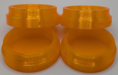 New 100% Molded Silicone! Leg Leveler Caster Feet, Footies, Cups, Set of 4 (Black) in Saudi Arabia
