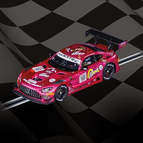 Carrera 27818 Mercedes-AMG GT3 Evo Unoracing Team Landgraf, No.16 24H Spa 2024 1:32 Scale Evolution Analog Slot Car Racing Vehicle in Saudi Arabia
