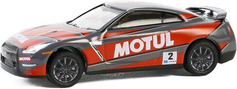 2015 GT-R (R35) #2 Gray with Red Graphics Hobby Exclusive Series 1/64 Diecast Model Car by Greenlight 30490 in Saudi Arabia