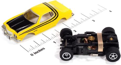 SC417-4Y Auto World Xtraction 1976 Ford Torino Gloss HO Scale Slot Car in Saudi Arabia