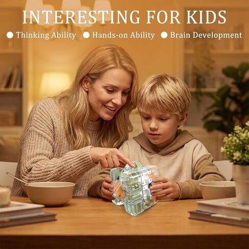 2 Pack 3D Rolling Ball Maze Cube Puzzle,Maze Cube for Kids Labyrinth 3D Puzzle Maze Cube Ball Twist Roll Brain Teaser Toys,Cultivate Logical Thinking for Logical Thinking for Family Game Birthday Gift in Saudi Arabia