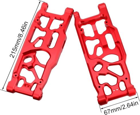 2PCS Aluminum Alloy Rear Lower Arms Upgrade Parts for Arrma 1/5 KRATON 8S BLX,Outcast 8S BLX,Replace #ARA330590 in Saudi Arabia