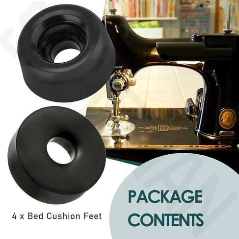 4 Pcs 45780 Bed Cushion Standard Feet Compatinle with Sh-ARP Sewing Singer Featherweight 221, 222, 301, Replace 45780-S in Kuwait