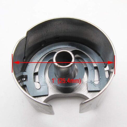 20 قطعة نوابض من نوع M Style Bobbin Case (بدون رموش خلفية)، 1 بوصة (25.4 مم) نوابض ملفوفة بدون رموش خلفية، متوافقة مع ماكينات الخياطة الصناعية والثقيلة JUKI Singer Walking Foot - قطع بديلة in Kuwait