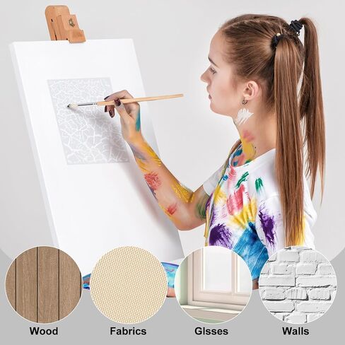AceOrbit 4 Pcs Airbrush Stencil Kit Template Abstract 5.25" x 4" White Art Template Precision Laser Cut Stencil Templates for Painting Cars DIY T-Shirt, Tattoos Projects Crafts in Saudi Arabia