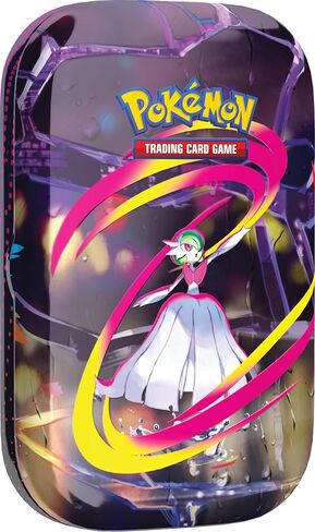 Pokémon TCG: علبة Mega Heroes Mini Tin – Mega Gardivoir (ملصق واحد، وبطاقة فنية واحدة، و2 حزمة معززة) in Saudi Arabia