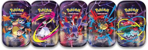 Pokémon TCG: علبة Mega Heroes Mini Tin – Mega Gardivoir (ملصق واحد، وبطاقة فنية واحدة، و2 حزمة معززة) in Saudi Arabia