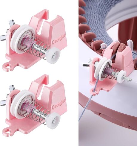 Ceoighe 2 Pack Circular Knitting Machine Tensioner, Removable Yarn Tensioner Adapters Compatible with Sentro 22 32 40 48 Needle Machines in Saudi Arabia
