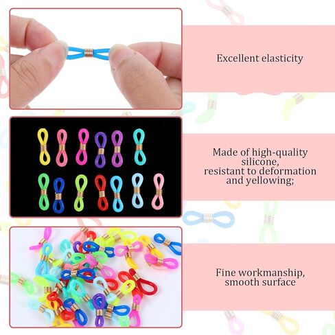 60 Pcs Knitting Needle Stoppers Stitch Stopper Knitting Needle Hugger Needles Minder Project Keeper Knittings Crochet Supplies Double Hole Needles Point Protectors Knittings Tools in Saudi Arabia