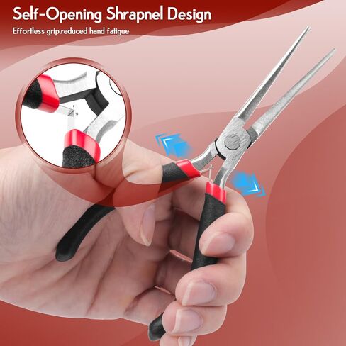 كماشة إبرة الأنف، كماشة الأنف الطويلة مع الفك المسنن لصنع المجوهرات، وأسلاك الانحناء والأشياء الصغيرة التي تجتاح كماشة إزالة الإبرة تعمل في مكان ضيق in Kuwait