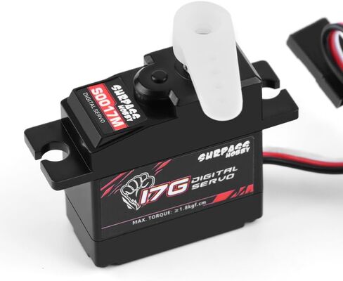 GLOBCAT 17G Metal Digital Servo with Arms RC Steering Servo 16701 for Hyper Go H16BM H16GT H16DR 16207 16208 16209 16210 1/16 RC Trucks in Saudi Arabia