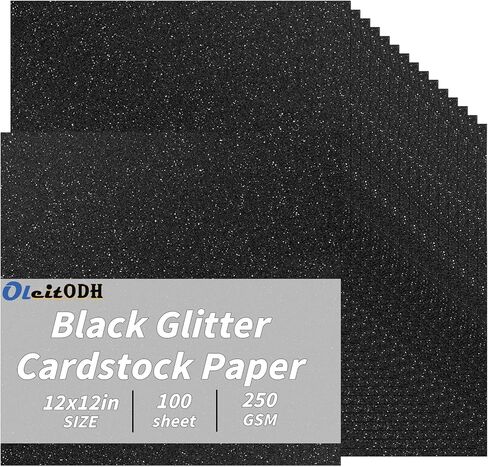 100 Sheets Metallic Mixed Cardstock Paper Bulk,Foil Board Paper 8.5" x 11", Mirror Finish Surface, Assorted Mixed Glitter Paper 250gsm for Crafting Card Making Invitations Decorations in Kuwait