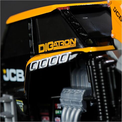 Monster Jam، شاحنة الوحش JCB DIGatron الرسمية، مركبة مصبوبة لهواة التجميع، مقياس 1:24، ألعاب أطفال للأولاد والبنات من سن 3 سنوات فما فوق in Saudi Arabia