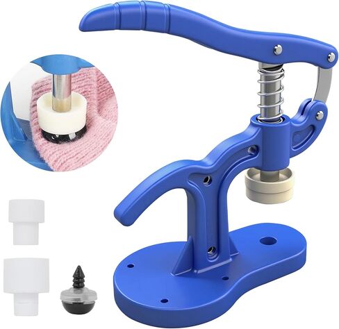 Nyuemystery Safety Eyes Tool Professional for Large Eyes & Nose Installation, Amigurumi Crochet Doll Animal Stuffed Plush Making Supplies with Effortless Grip (5-45mm) in Kuwait