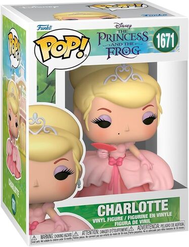 Funko Pop! Disney: The Princess and The Frog - Charlotte - 1/6 Odds for Rare Chase Variant - Collectable Vinyl Figure - Gift Idea - Official Merchandise - Toys for Kids & Adults - Princesses Fans in Saudi Arabia
