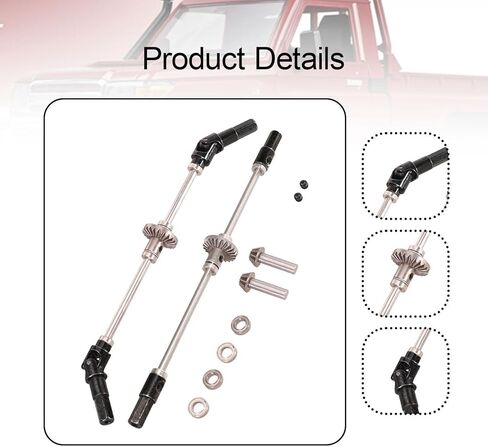 Colaxi RC المحور والعتاد جسر رمح الجبهة الخلفية المحور استبدال ملحق ترقية المعادن ل MN99sv2 MN98V2 MN82 1/12 RC سيارة in Kuwait