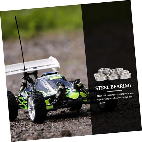 Luxshiny Universal Remote Control Car Bearings 10pcs 7x11x3mm Metal Steel Balls for Rc Car Toys in Saudi Arabia