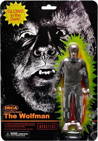 NECA Universal Monsters - 7 بوصات تتوهج في الظلام - ولفمان in Saudi Arabia