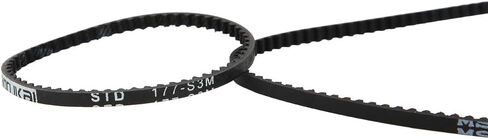 YUYTE RC Car Belt, 177T Rear and 516T Front Belt Spare Parts, Durable Rubber Material, Easy to Install, with Strong Performance, for XI XIS 3R RC Car Accessories (Black) in Saudi Arabia