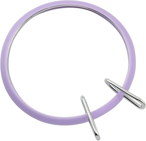 Metal Spring Tension Embroidery Hoop Embroidery Tension Shed, Cross Stitch Hoop, Cross Stitch Hoop, Darning Hoops (Purple) in Saudi Arabia