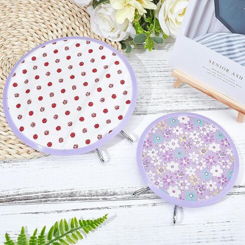 Metal Spring Tension Embroidery Hoop Embroidery Tension Shed, Cross Stitch Hoop, Cross Stitch Hoop, Darning Hoops (Purple) in Saudi Arabia