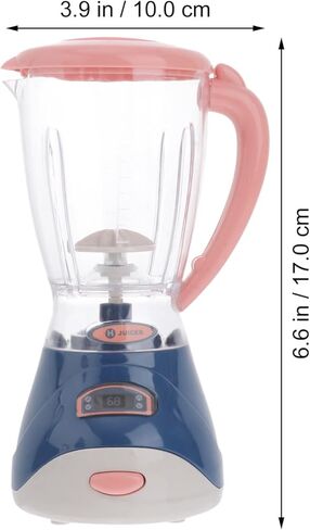 Realistic Fruit Toy Blender - 1pc Kids Kitchen Pretend Play Toys Role Play Mixer Set for Kids Home Playset - Without Battery Tiny Kitchen Appliances Learning Playthings for Children in Saudi Arabia