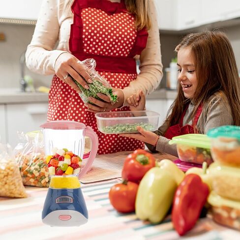 Realistic Fruit Toy Blender - 1pc Kids Kitchen Pretend Play Toys Role Play Mixer Set for Kids Home Playset - Without Battery Tiny Kitchen Appliances Learning Playthings for Children in Saudi Arabia