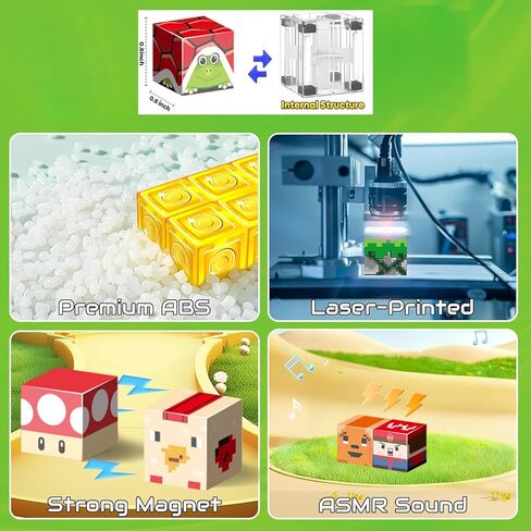 100 قطعة من الكتل المغناطيسية مقاس 0.8 بوصة، تكديس STEM Montessori، مكعبات بناء مغناطيسية للأولاد والبنات من سن 3 إلى 8 سنوات، مكعبات مغناطيسية تعليمية للإبداع، هدية عيد ميلاد للأعمار من 4 إلى 10 سنوات in Kuwait