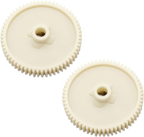2pcs 61T 1/10 Spur Gear Repair Part Compatible with T-Amiya TT01 TT01D TT01E TT-01 RC Car Upgrade Parts Accessories Plastic in Saudi Arabia