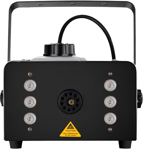 Sunolga 900W Halloween Fog Machine 6 Stage RGB LED Lights with 7 Colors & Strobe Effect 4000CFM Portable Smoke Machine with Wireless Remote Control for Halloween Weddings Parties or Home Decoration in Kuwait