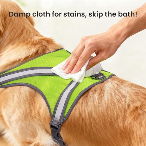 Xlife Light Up Dog Harness – Reflective Multicolored LED Vest Harness, Rechargeable, Rainproof, Adjustable, No Pull & Safe for Large Dogs for Night Walks, Hiking(L) in Saudi Arabia
