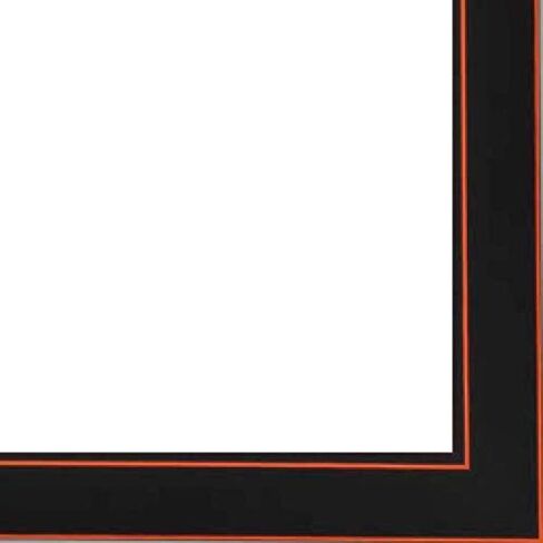 Picture Frame Moulding (Wood) 100ft Bundle - Contemporary Black Finish - 0.625" Width - 1/2" Rabbet Depth in Saudi Arabia