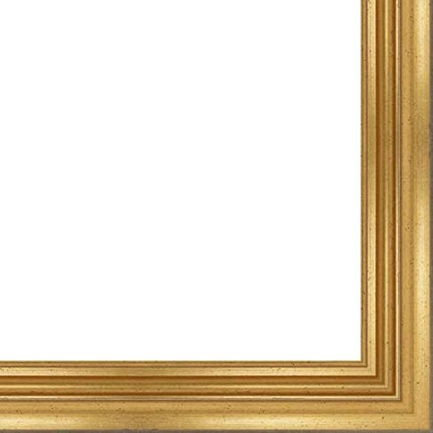 Picture Frame Moulding (Wood) 100ft Bundle - Traditional Gold Finish - 2.25" Width - 3/8" Rabbet Depth in Saudi Arabia