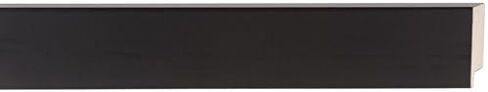 Picture Frame Moulding (Wood) 100ft Bundle - Contemporary Black Finish - 2" Width - 1/2" Rabbet Depth in Saudi Arabia