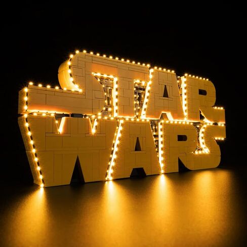 Light Kit for Lego Star Wars Logo #75407 Brick-Built Set - Led Lighting DIY Gift Compatible with Building Blocks Model (NOT Included The Model Set) in Saudi Arabia