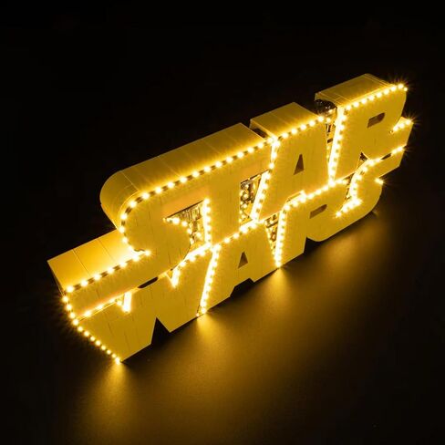 Light Kit for Lego Star Wars Logo #75407 Brick-Built Set - Led Lighting DIY Gift Compatible with Building Blocks Model (NOT Included The Model Set) in Saudi Arabia