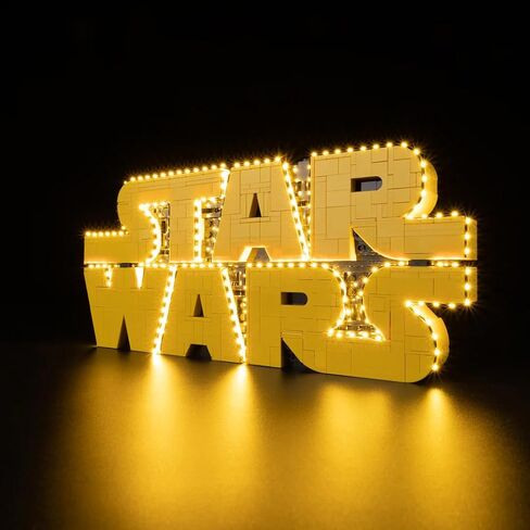 Light Kit for Lego Star Wars Logo #75407 Brick-Built Set - Led Lighting DIY Gift Compatible with Building Blocks Model (NOT Included The Model Set) in Saudi Arabia