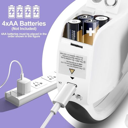 ماكينة خياطة صغيرة محمولة للمبتدئين، ماكينة خياطة محمولة باليد مع أوضاع سرعة وطاقة مزدوجة - غرزة سريعة للإصلاحات المنزلية أثناء السفر، سهلة الاستخدام in Kuwait