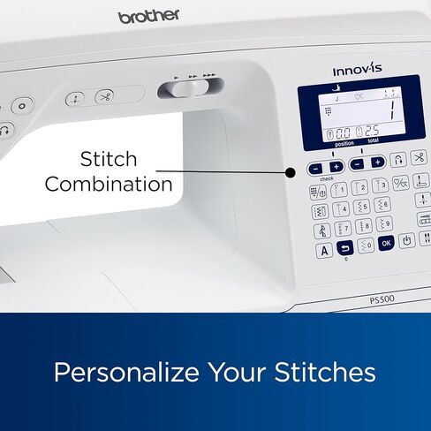Brother PS500 Pacesetter Sewing Machine with 100 Built-In Stitches, 2.4" x 1.3" LCD Display in Saudi Arabia