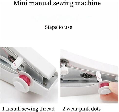 Mini Single Stitch Handheld Sewing Machine Portable Stitch Manual Portable Sewing Machine for Home Travel Use in Saudi Arabia