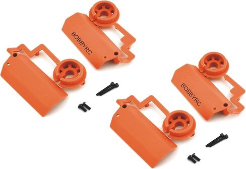 RPM R/C Shock Shaft Guards (Orange) for Traxxas X-Maxx Shocks 7761 7761A 7761G 7761R Only in Saudi Arabia