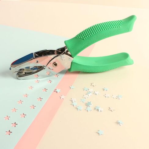 Star Hole Punch– 1/4 Inch Single Green,One Puncher for Paper Crafts| Shape Handmade Hole Puncher for Scrapbooking,DIY Cards & Journals | Christmas Crafting Punch for Paper,DIY Card Making in Saudi Arabia