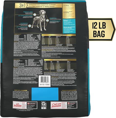 Purina Pro Plan AdvantEDGE Digestive Support Plus Salmon and Oat Meal Formula Adult Dry Dog Food - 12 lb Bag in Saudi Arabia